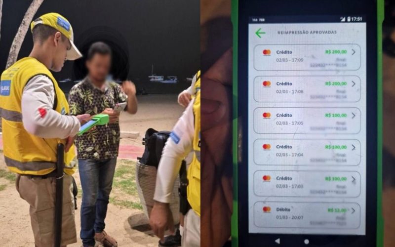 Ambulante é preso após gastar R$ 700 com cartão perdido na orla de Maceió