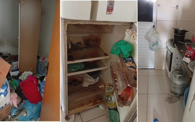 Mãe é levada à Central após deixar três crianças sozinhas em casa no Eustáquio Gomes 